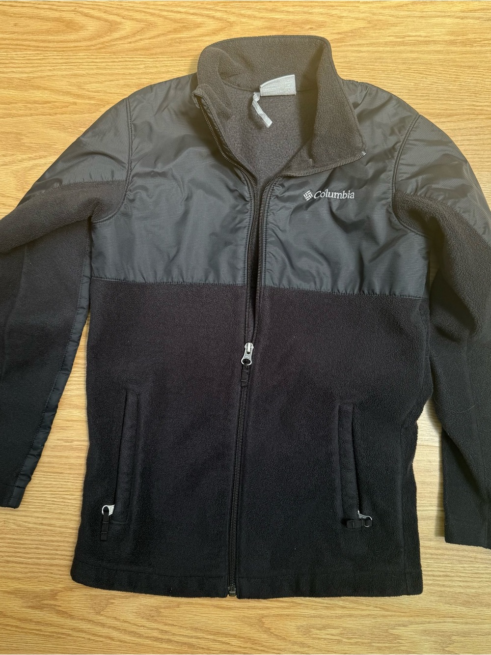 Columbia Black Kids Full-Zip Performance Jacket